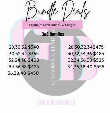 Premium Mink Hair 30 & Longer